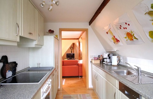 Radebeul Apartment | penthouse with balcony, spacious, furnished in a mediterranean style