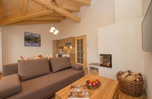 Maishofen Apartment | Penthouseapartment Mandl bei Zell am See Sauna Pool