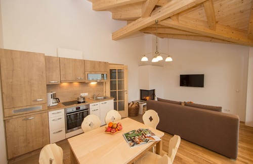 Maishofen Apartment | Penthouseapartment Mandl bei Zell am See Sauna Pool