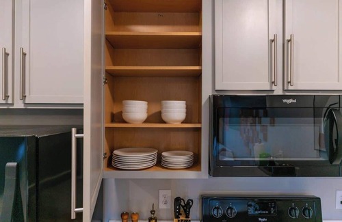 Spartanburg Apartment | Perfect for long stays, walk to downtown, king bed