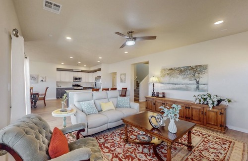Rio Rancho House | Perfect for you! New 4 BR/3BA with open floor plan. Includes garage.
