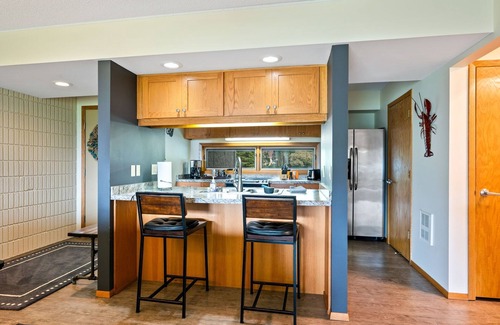 Sister Bay Condo | Perfect location! Steps from marina and downtown area!