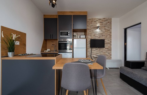 Razanj Apartment | "Perfect runaway" in quiet bay with sea view and heated pool -app for 3 - Mona 6
