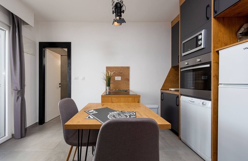 Razanj Apartment | "Perfect runaway" in quiet bay with sea view and heated pool -app for 3 - Mona 6