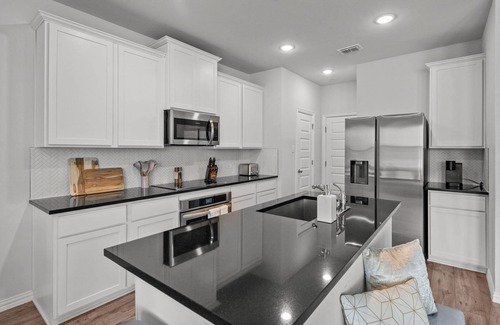Lewisville House | Pet-Friendly 3BR Home Near Lake Fun: Modern Amenities, Open Layout, Fenced Backyard, Pool Access!