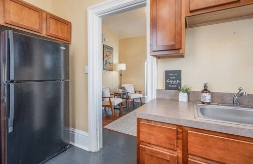 Michigan City Apartment | Pet friendly, Beautiful downstairs King bed/1bth charmer