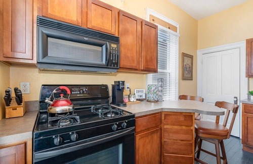 Michigan City Apartment | Pet friendly, Beautiful downstairs King bed/1bth charmer