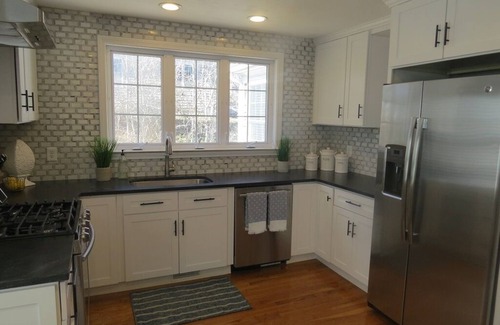 North Chatham House | Pet friendly! Beautiful decor and great outdoor entertaining space for the whole family.