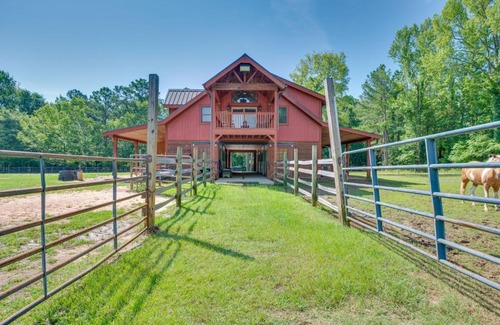 Huber Apartment | Pet-Friendly Dry Branch Ranch Vacation Rental!