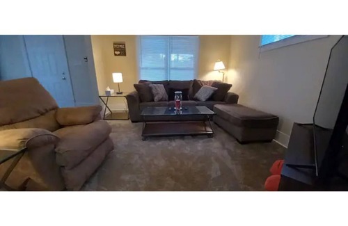 Akron House | Pet friendly home near Cuyahoga and Portage Lakes sleeps 10, 3 decks & fire pit.