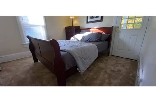 Akron House | Pet friendly home near Cuyahoga and Portage Lakes sleeps 10, 3 decks & fire pit.