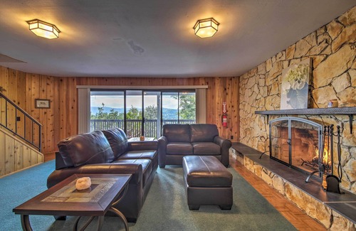 Lake Arrowhead Cottage | Pet-friendly Home: Panoramic Mtn & Lake Views, A/C