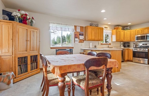 Kalispell House | Pet Friendly Home with Fishing Access and Fire Pit
