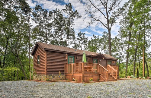 Marble Cabin | Pet-Friendly Marble Cabin w/Deck, Grill, Fire Pit