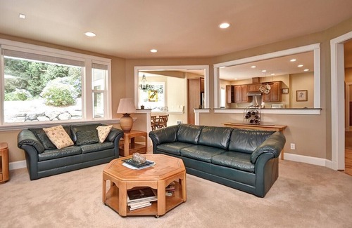 North Creek Apartment | Pet-friendly MIL apartment with fenced play area for dogs in quiet neighborhood