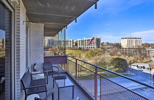 Downtown Omaha Apartment | Pet-friendly Omaha Condo w/ Balcony & Views!