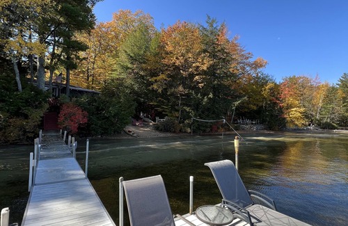 Moultonborough Cottage | Pet friendly, private sandy beach/dock, Spectacular Winnipesaukee Lake/Mountain