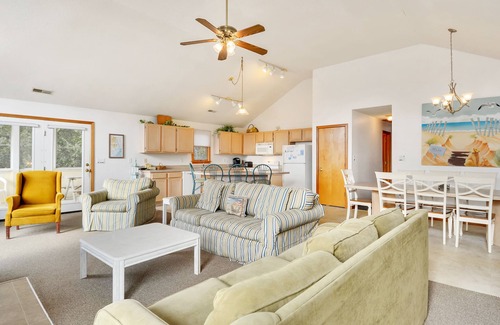 Tuckahoe House | Pet friendly with private pool, community pool and tennis, soundside pier, ocean beach parking