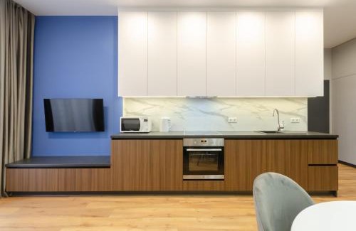Afanasivsʹkyy Yar Apartment | Petrovdom Apartments 04-166 in RC "Yaroslaviv Grad" Bulvarno-Kudriavska 17