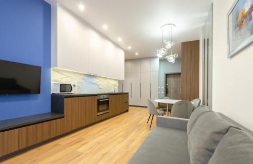 Afanasivsʹkyy Yar Apartment | Petrovdom Apartments 04-166 in RC "Yaroslaviv Grad" Bulvarno-Kudriavska 17