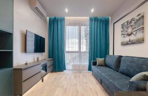 Afanasivsʹkyy Yar Apartment | Petrovdom Apartments 12-131A in RC Yaroslaviv Grad , Bulvarno-Kudriavska 17B