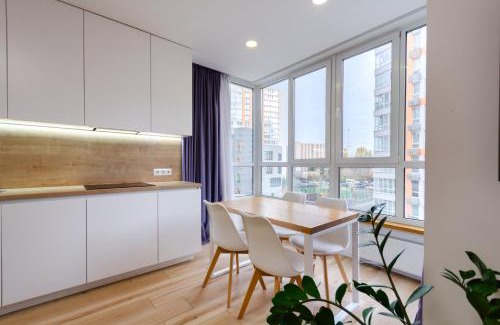 Svyatoshyns'kyi District Apartment | Petrovdom Apartments 78-170 in RC Nivki Park, 67А Beresteiskyi Avenue