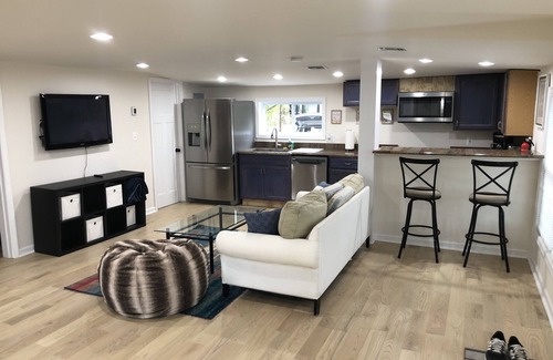 Milton House | Pets Friendly, Waterfront, Large backyard, Bonfire with grill, outside shower