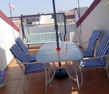 Punta Umbria Apartment | Pez centrico y playa 1 dormitorio y sofá cama