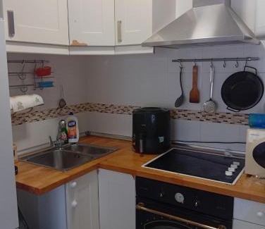 Punta Umbria Apartment | Pez centrico y playa 1 dormitorio y sofá cama