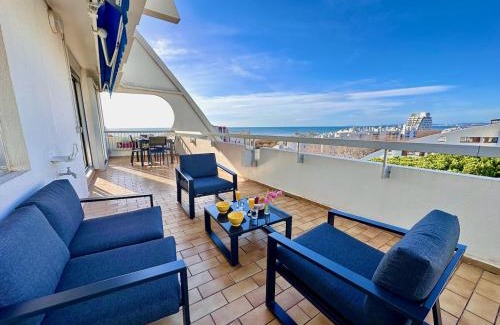 Le Couchant Apartment | PGH N9- Vue Mer, 100m de la Plage & Parking Privé