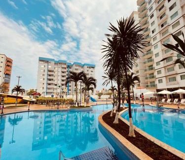 Prive das Caldas Apartment | Piazza DiRoma - Acesso gratuito ao Acqua Park e Splash
