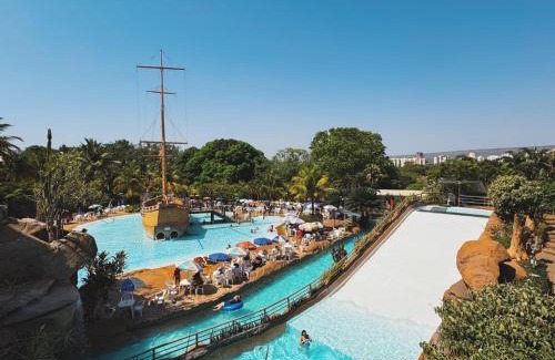 Prive das Caldas Apartment | Piazza diRoma com acesso ao Acqua Park- Temporada CN
