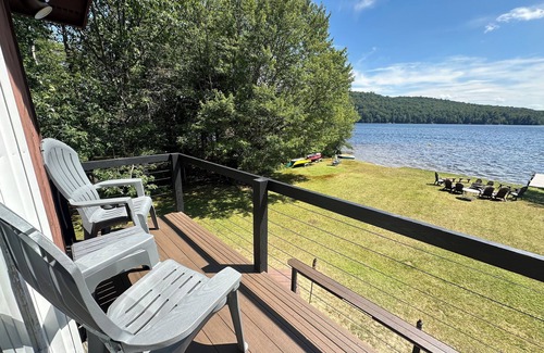 Caroga Lake House | Picturesque ADK Lakefront Home! 3BR 2BA w/Large Deck on Beautiful Canada Lake