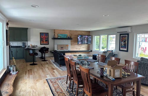 Pine Point House | Pine Point Beach's Crown Jewel-New 4 BR, 3 BA, 3 deck Beach House with hot tub