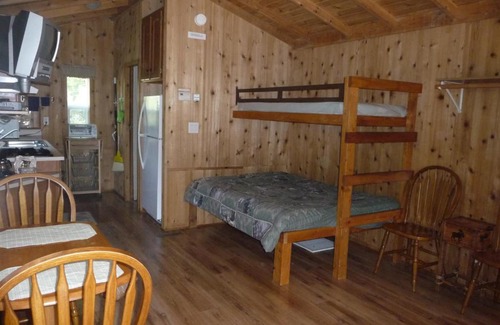 Lincoln Acres Resort | Pio Pico Camping Resort Studio Cabin 10