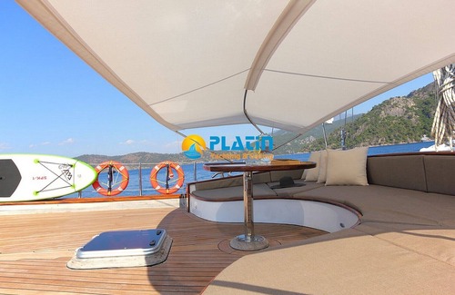 Fethiye Boat Rental | Platin Yachting Ultra lux 5 Cabins 10 Passenger with Jet Ski and Jakuzi