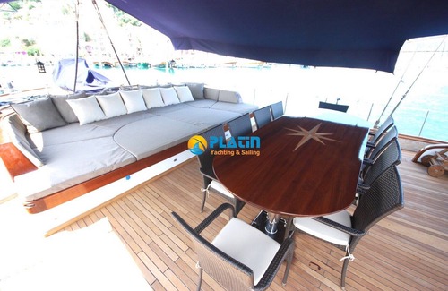 Fethiye Boat Rental | Platin Yachting Ultra lux 5 Cabins 10 Passenger with Jet Ski and Jakuzi