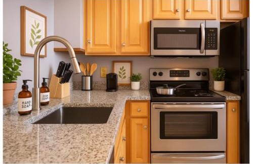 Downtown Cleveland Apartment | Playhouse Square Downtown, Rock Hall, Clinic, CSU