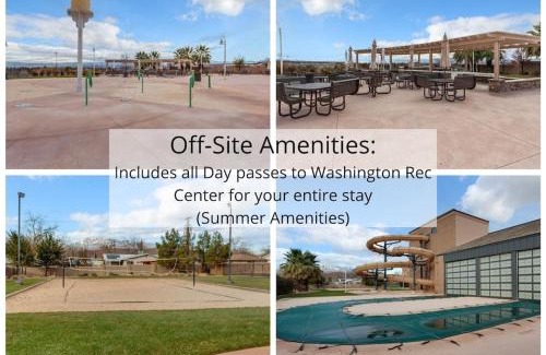 Washington House | Playtime at Esc 2367 Gorgeous new home with Bunk Room, BBQ, Foosball, Resort Pickleball Courts!