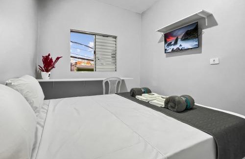 Carapicuiba Apartment | Plaza Shopping Coworking Fully Equipped