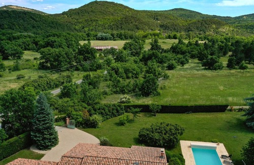 Saint-Etienne-les-Orgues House | Pleasant single-storey house, sleeps 7, unobstructed view, private pool.
