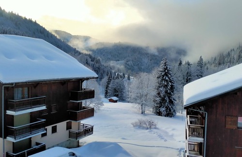Hirmentaz Apartment | Pleasant studio for 4 people, family ski resort Bellevaux Hirmentaz.