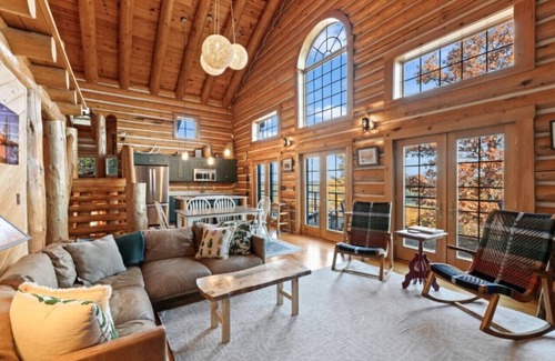 Bridgton Cabin | Pleasant Mountain Cabin - Ski-In/Out & Lake Views!