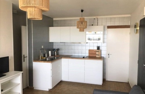 Lacanau-Ocean Cabin | Pleasant seafront type 2 apartment, south of Lacanau 521DES