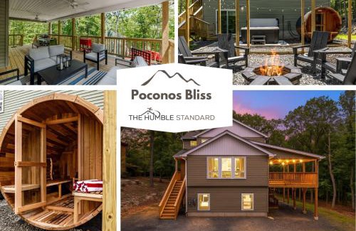 East Stroudsburg House | Pocono Bliss 5br Hot Tub Sauna Game Room