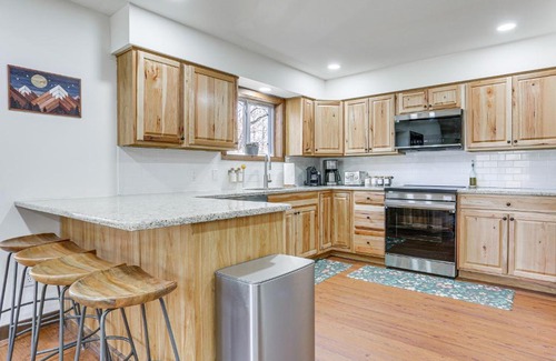 Bushkill House | Pocono Mountain Family Home with Deck and Grill