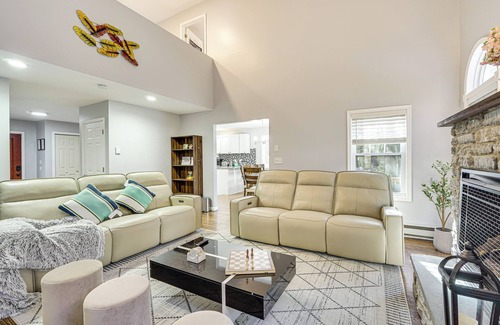East Stroudsburg House | Poconos Family Home by Stream w/Hot Tub!
