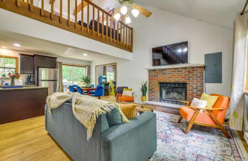 Tobyhanna House | Poconos Family Getaway with Game Room and Deck!