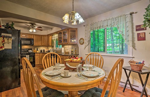 Locust Lake Village House | Poconos Home w/Fire Pit, Walk to Locust Lake!