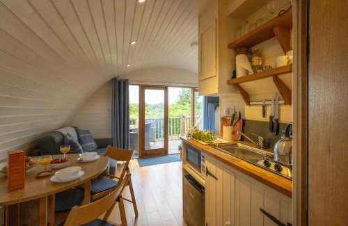 Llangammarch Wells House | Pod1 - Powys River Pods - Pet Friendly Glamping Pod Builth Wells Powys Wales